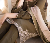 Grace Z-(S1280) - Stitched Embroidered 2pc Lawn Dress